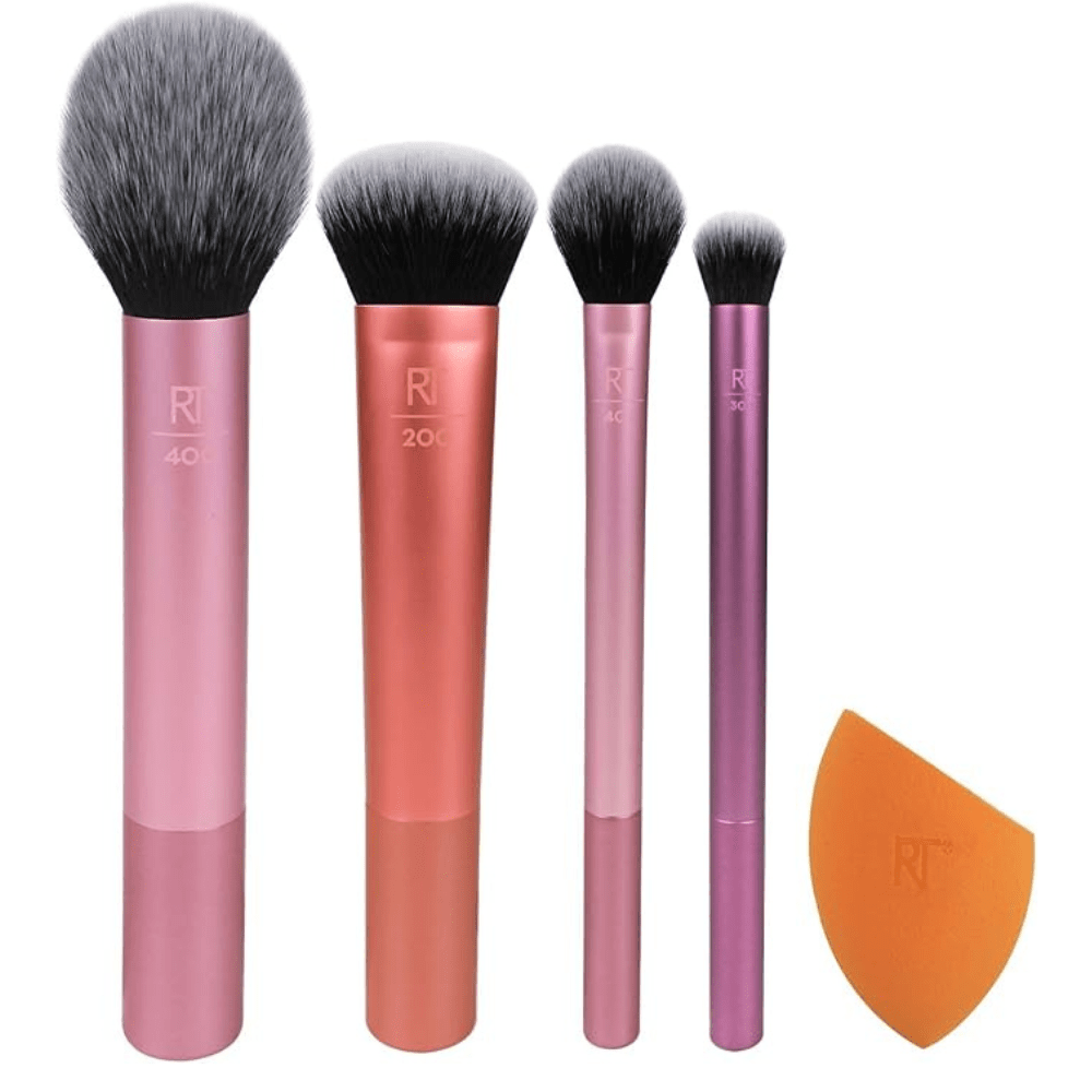 Real Techniques Everyday Essentials 5 - Piece Makeup Brush Set - EZ Routes LLC