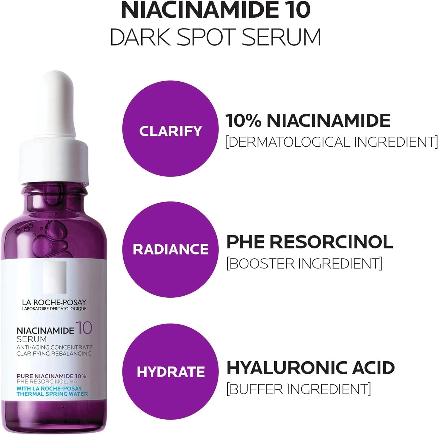 PURE NIACINAMIDA 10 serum concentré anti - taches 30 ml - EZ Routes LLC