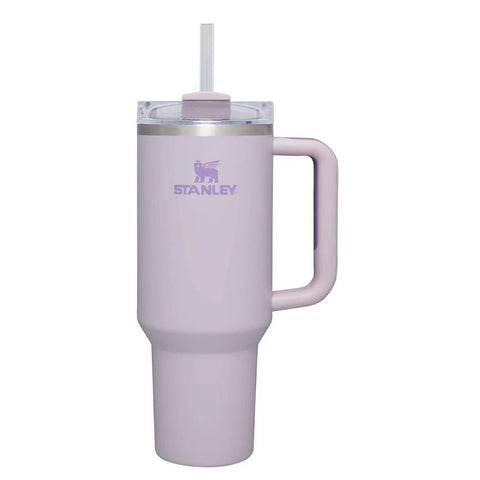 Stanley Quencher H2.0 FlowState Stainless Steel Vacuum Insulated Tumbler with Lid and Straw for Water, Iced Tea or Coffee, Smoothie and More, Orchid, 40 oz - EZ Routes LLC