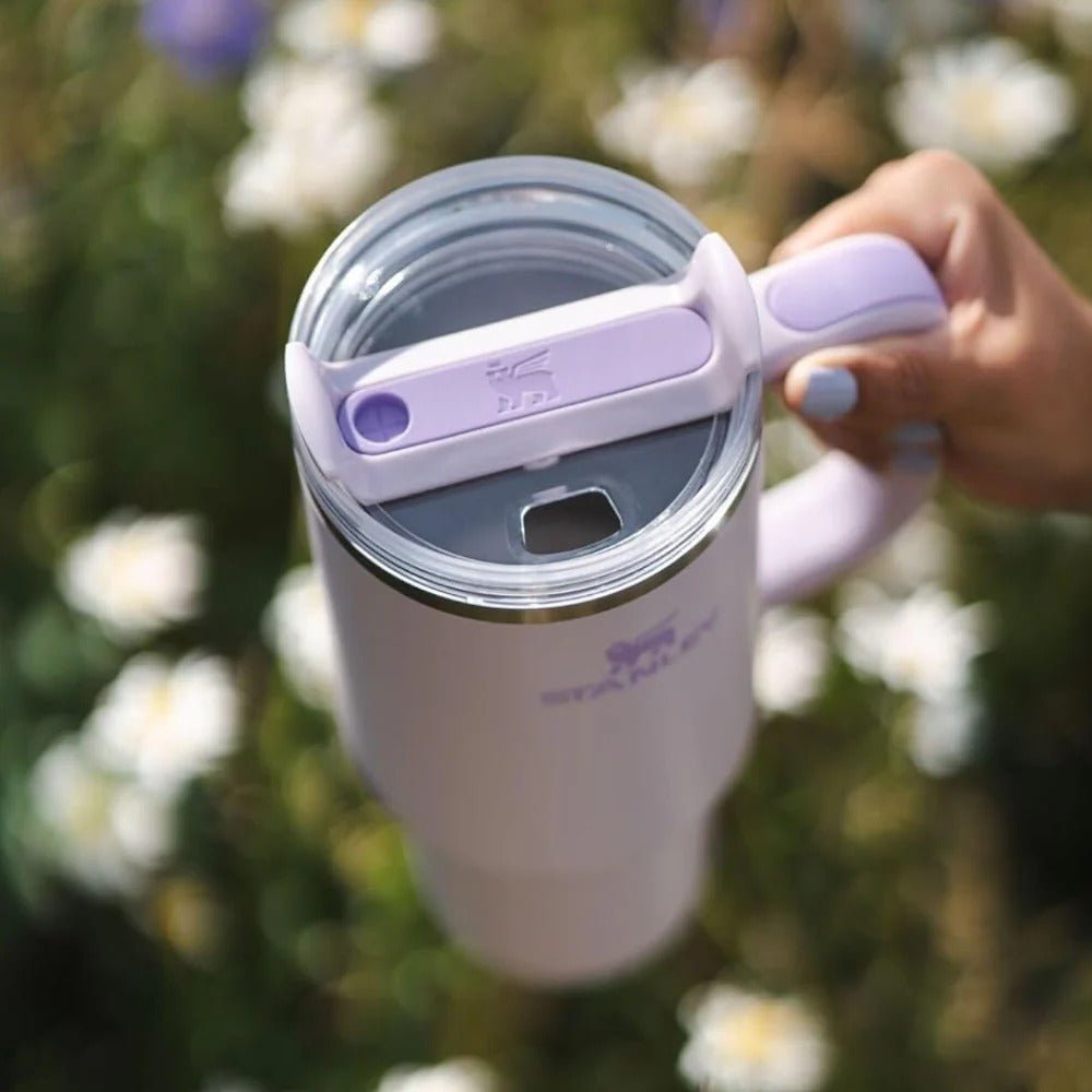 Stanley Quencher H2.0 FlowState Stainless Steel Vacuum Insulated Tumbler with Lid and Straw for Water, Iced Tea or Coffee, Smoothie and More, Orchid, 40 oz - EZ Routes LLC